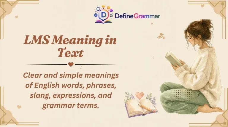 LMS Meaning in Text
