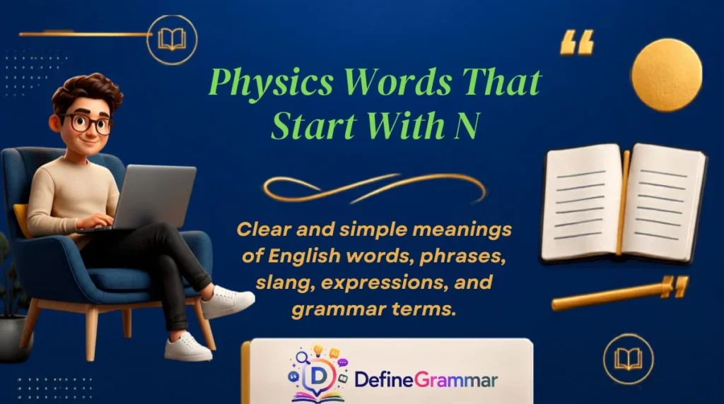 Physics Words That Start With N