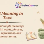 SNM Meaning in Text