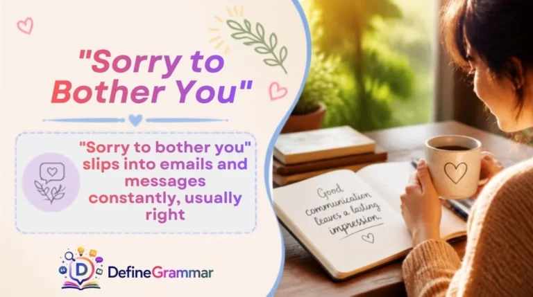 "Sorry to Bother You"