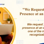 "We Request Your Presence at an Event"