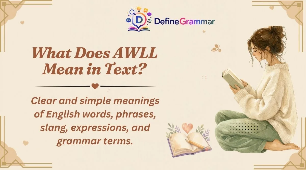 What Does AWLL Mean in Text?