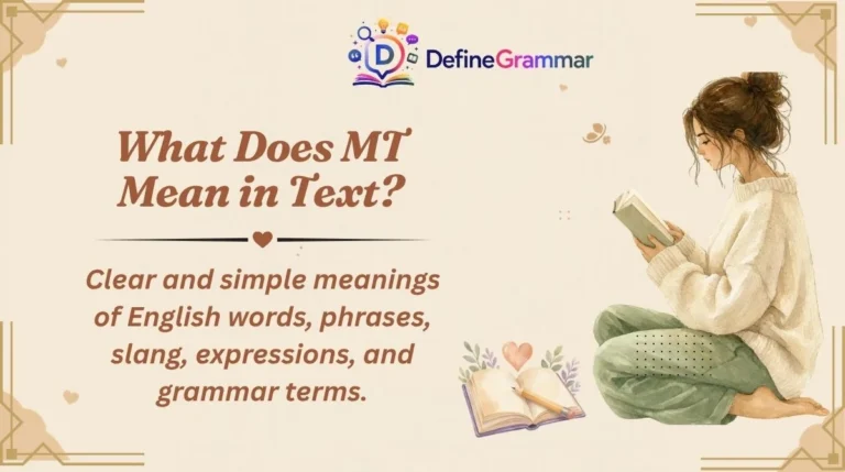What Does MT Mean in Text?
