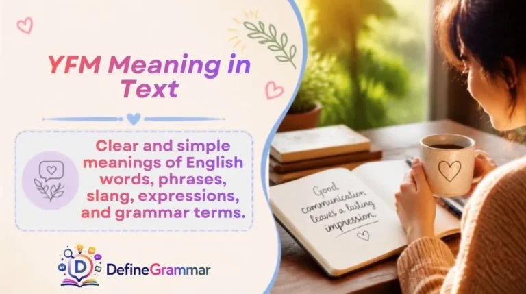 YFM Meaning in Text